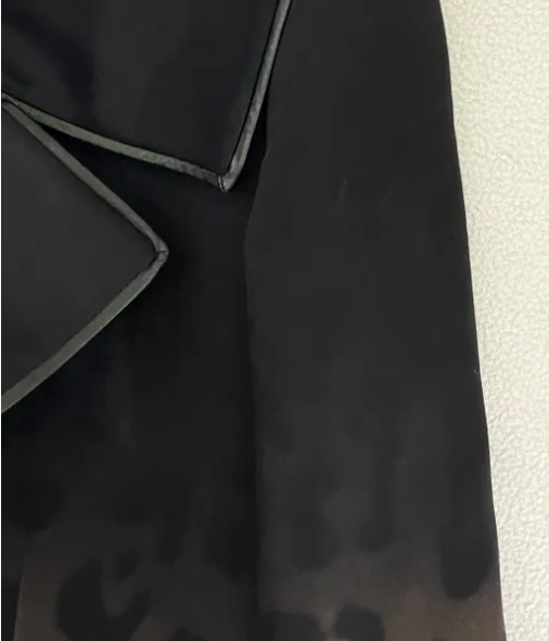 F/W 2007 Givenchy Haute Couture Runway Black & Leopard Ombre Swing Coat Jacket