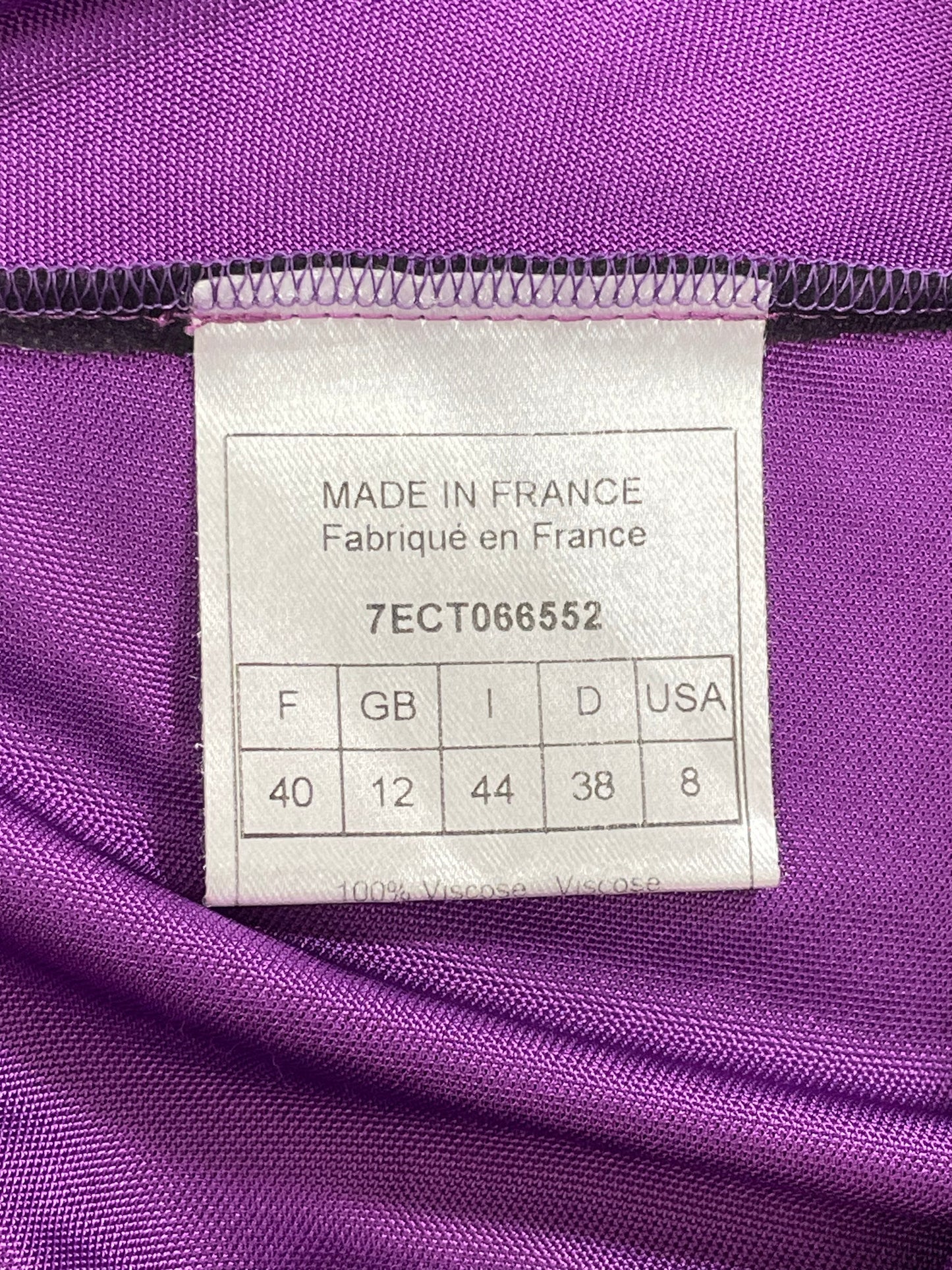 S/S 2007 John Galliano Runway Purple Grecian One Shoulder Cut-Out Mini Dress