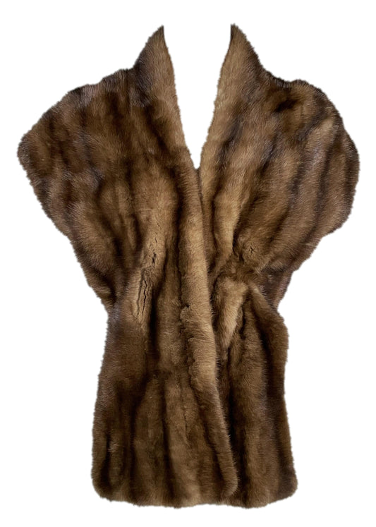 F/W 2008 Christian Dior by John Galliano Mink Fur Crop Top Wrap