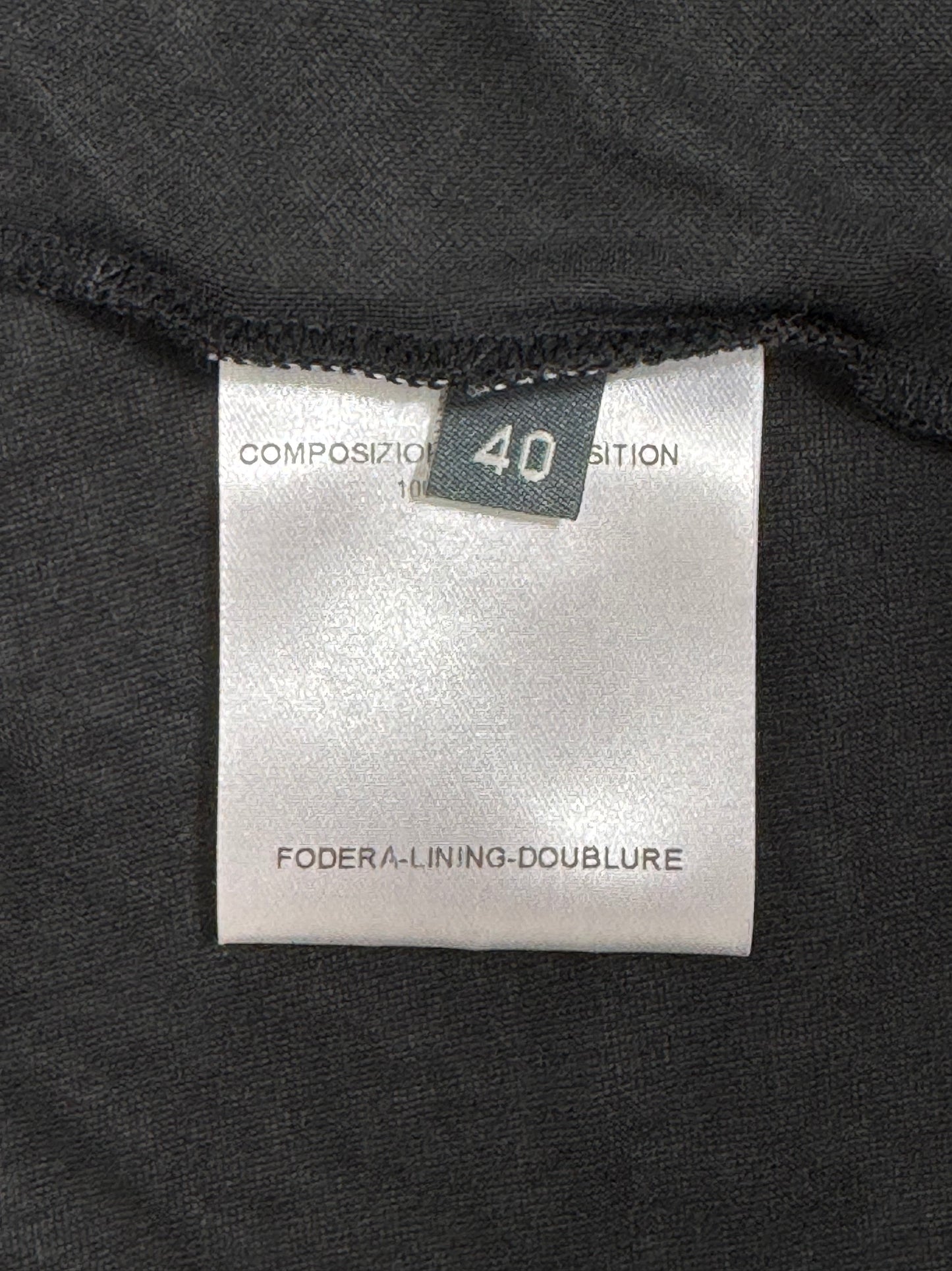 2009 Alexander McQueen Black Slouchy Cut-Out Modal Tunic Top