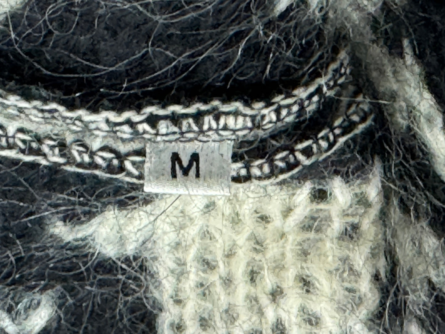 F/W 2009 Alexander McQueen Black & White Long & Short Cardigan Poncho Coat