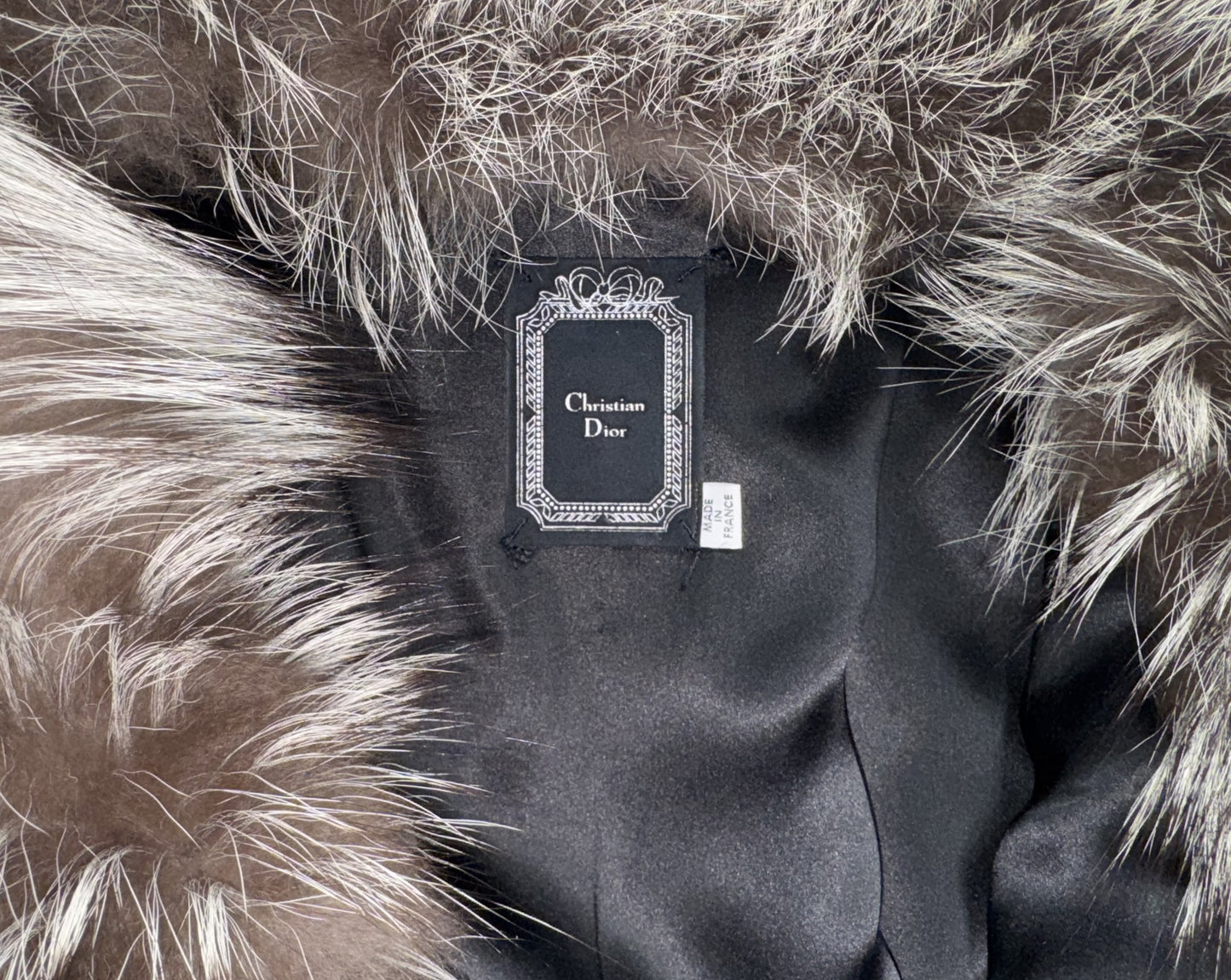 F/W 2009 Christian Dior x John Galliano Lamb & Fox Fur Kimono Sleeve Swing Coat Jacket