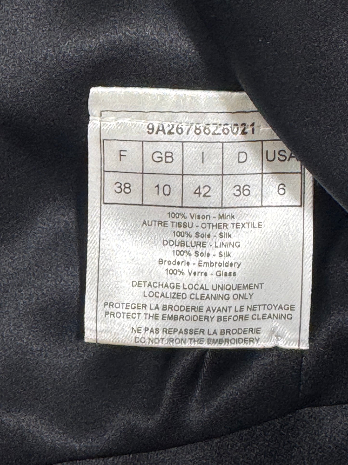 F/W 2009 Christian Dior x John Galliano 1940's Old Hollywood Style Black Beaded Mink Fur Shrug Cropped Jacket