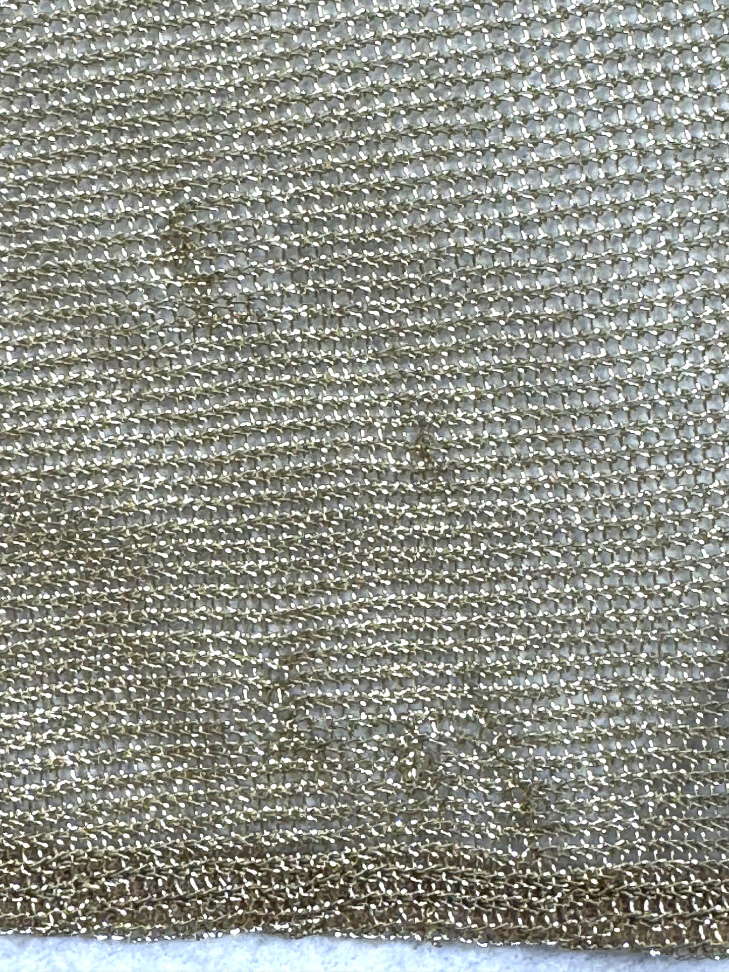 S/S 2010 Christian Dior x John Galliano Sheer Gold Lurex "Chainmail" 1940's Old Hollywood Off Shoulder Wiggle Mermaid Gown Dress