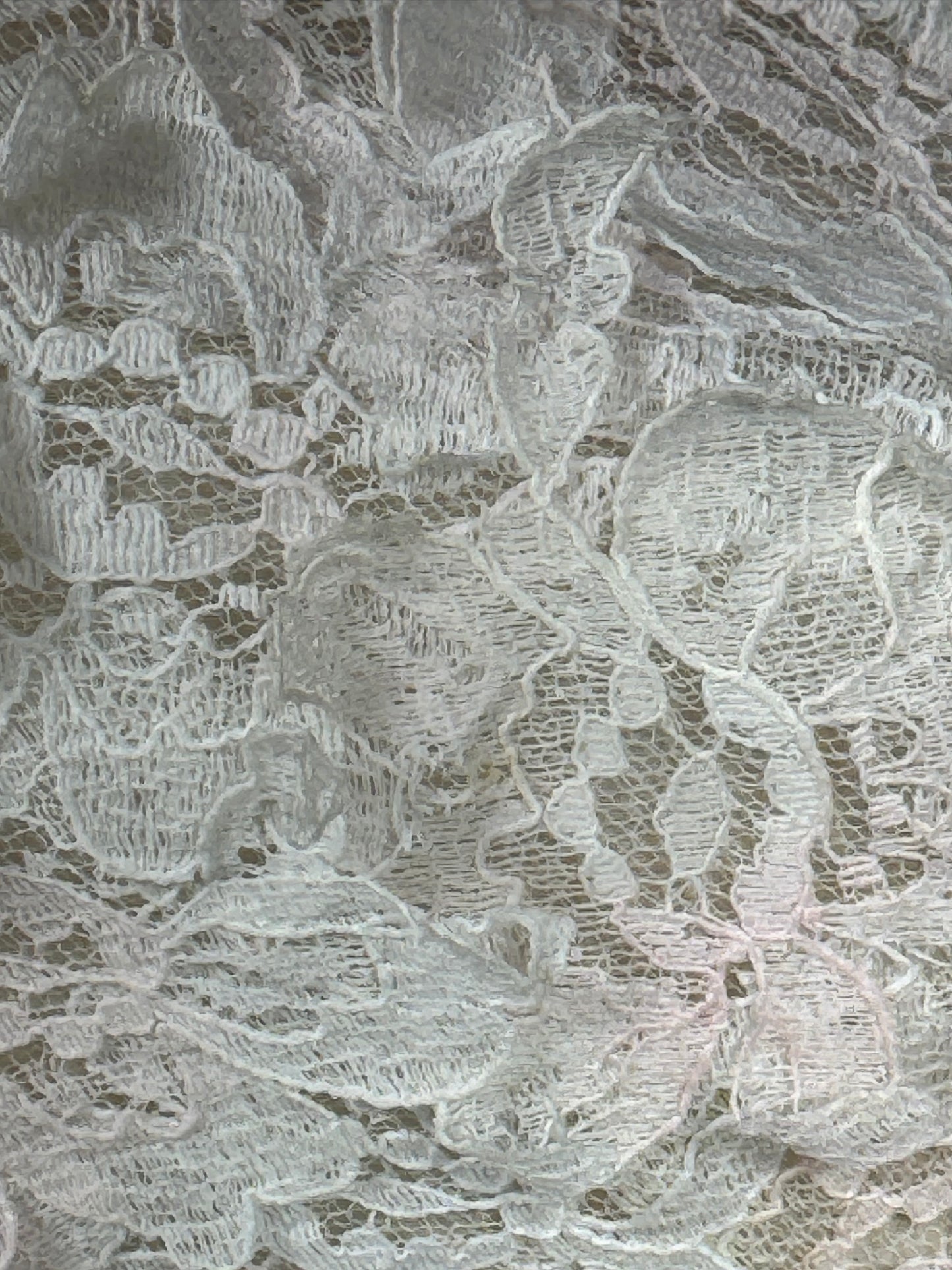 S/S 2015 Christian Dior Haute Couture Chantilly Lace Petal Strapless 1950's Style Gown Dress w Train