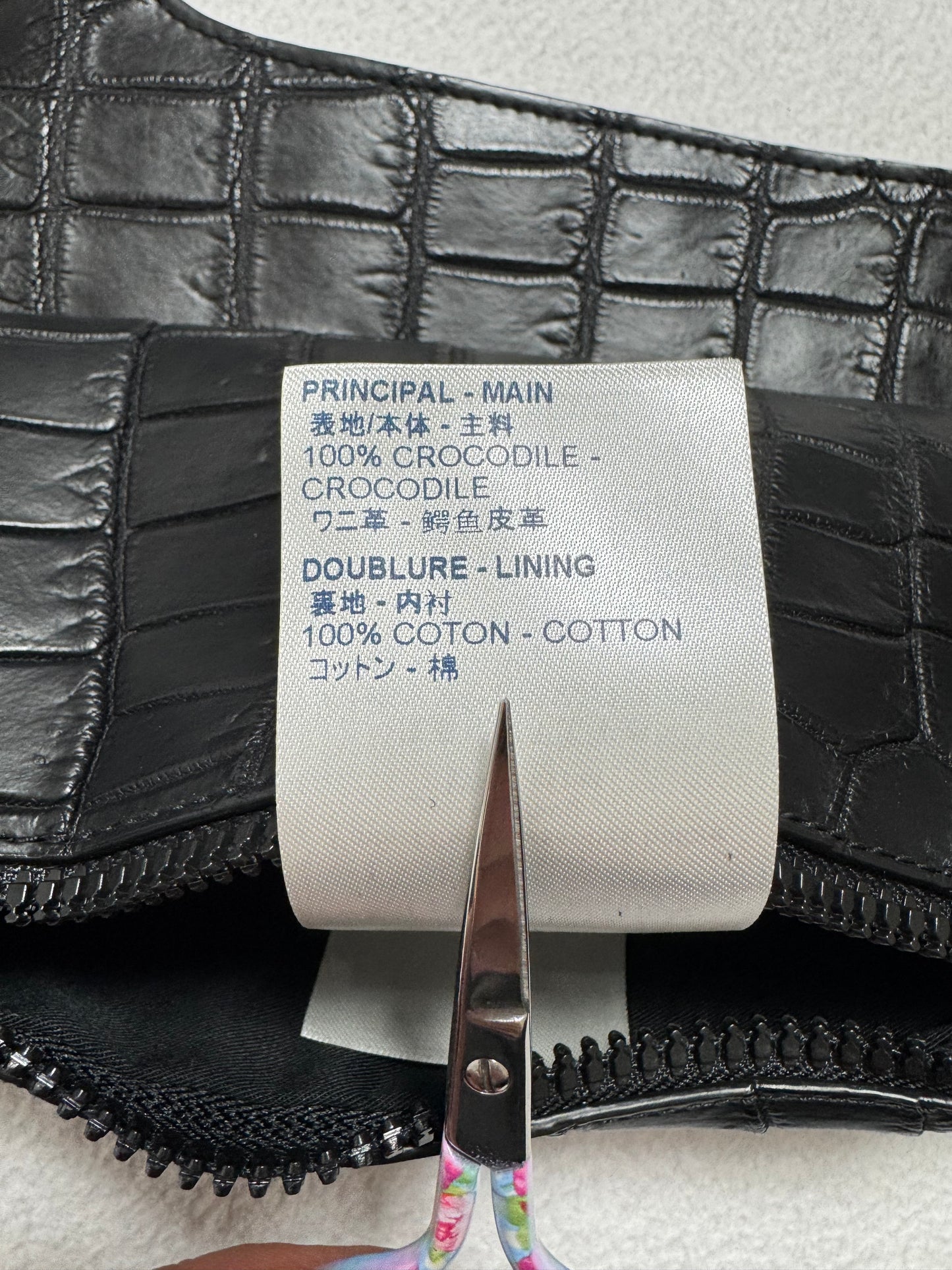 NWT S/S 2019 EXTREMELY RARE Louis Vuitton by Virgil Abloh Runway Black Crocodile Holster Bag Fanny Pack