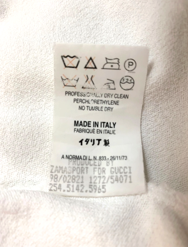 S/S 1998 Gucci x Tom Ford Semi-Sheer White Bodycon Plunging Back Wiggle Dress