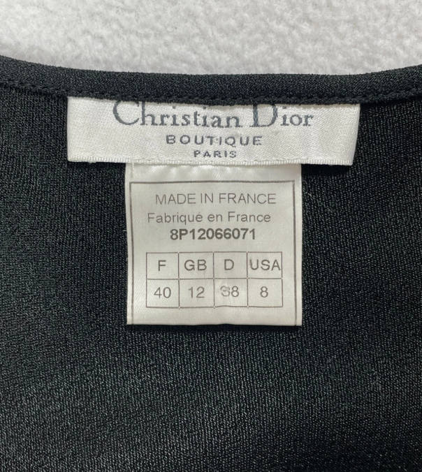 Vintage S/S 1998 Christian Dior x John Galliano Classic Old Hollywood Long Black Slip Dress