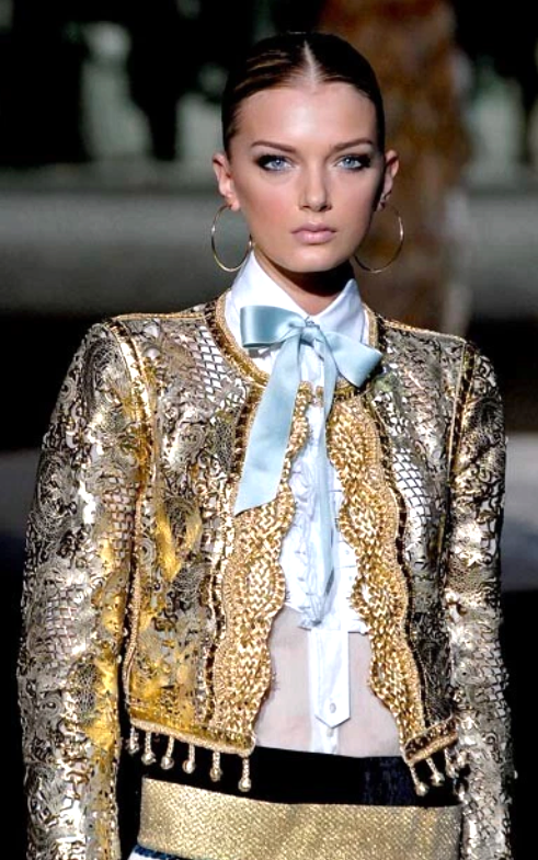 S/S 2007 Roberto Cavalli Black Chinoiserie Dragon Laser Cut Leather Short Fitted Jacket