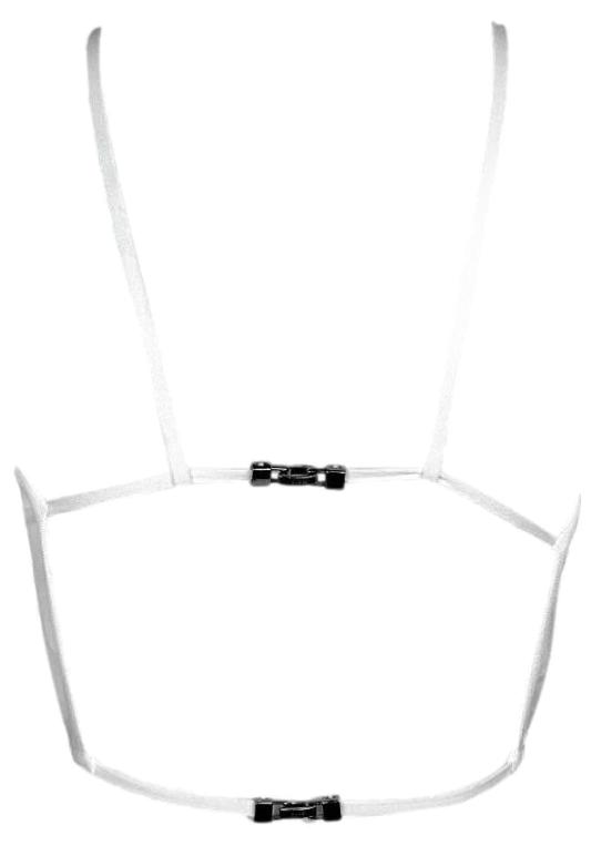 Vintage 1998 Gucci x Tom Ford White Backless Strappy Crop Top