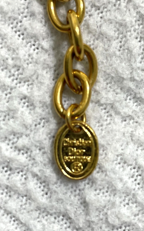 Vintage 1990's Christian Dior x John Galliano Third Eye Chakra Black & Gold Choker Necklace